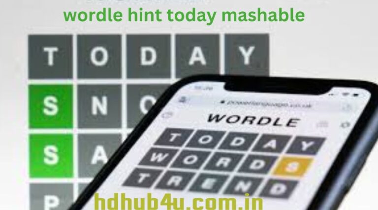 wordle hint today mashable